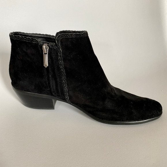 New Sam Edelman Paige Fringe Leather Ankle Boots - Picture 3 of 4